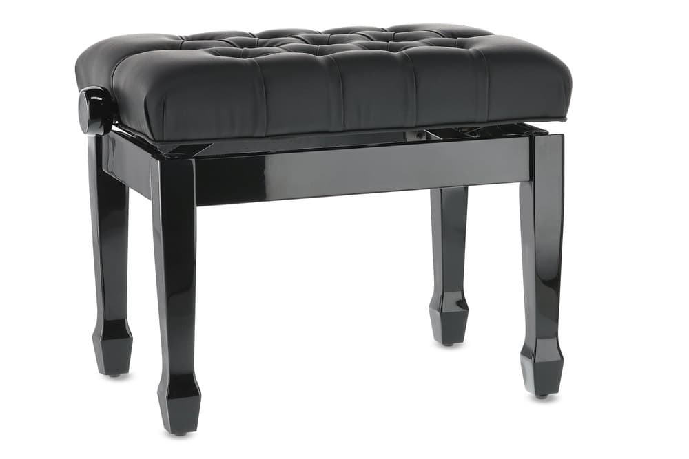 GEWA Pianobank Deluxe XL Schwarz hochglanz
