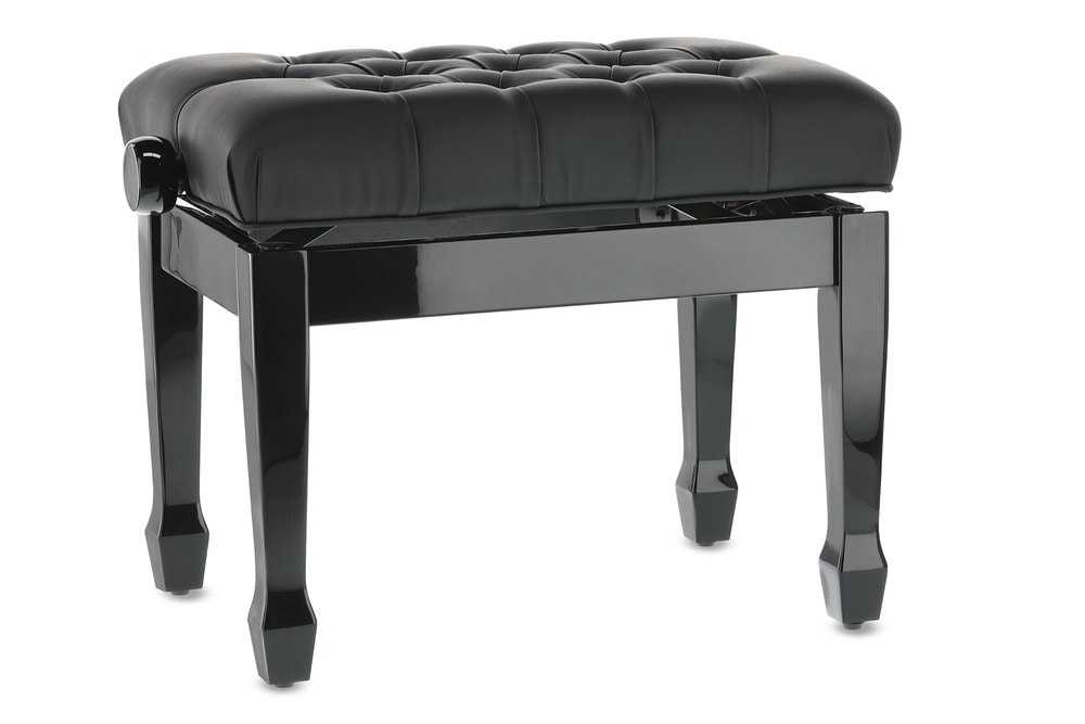 GEWA Pianobank Deluxe XL Schwarz hochglanz